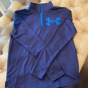 NWOT Navy Blue Under Armour Pullover, size Youth Large